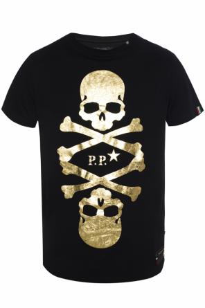 T-shirt with print and logo, zdjęcie 1 T-shirt with print and logo od Philipp Plein